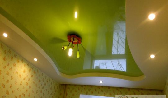 глянцевый потолок