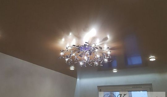 одноуровневый потолок