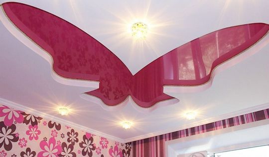 потолок в детскую
