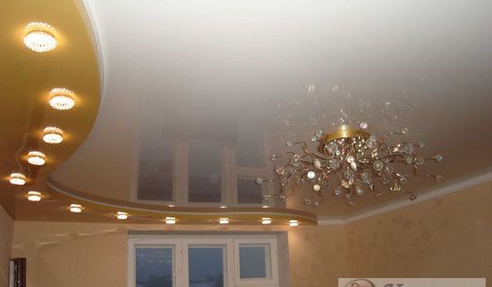 двухуровневый потолок