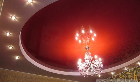 двухуровневый потолок