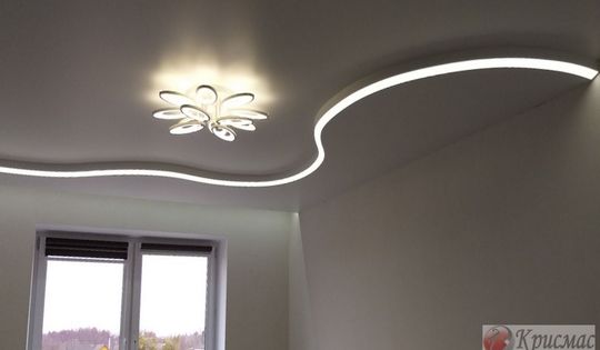 двухуровневый потолок